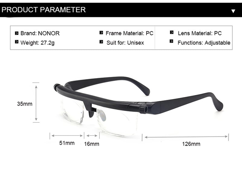 😍ADJUSTABLE FOCUS GLASSES NEAR AND FAR SIGHT